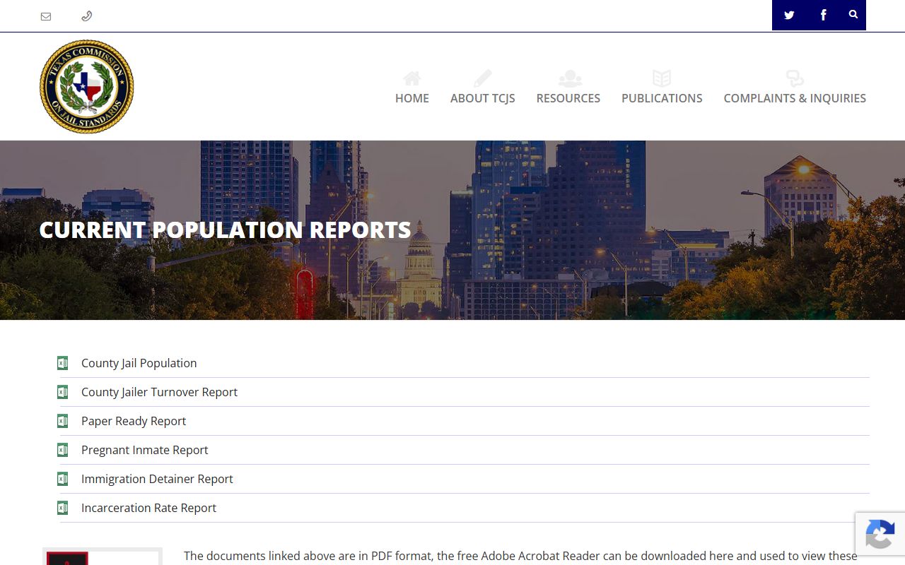 Mason County inmate population TCJS current population reports